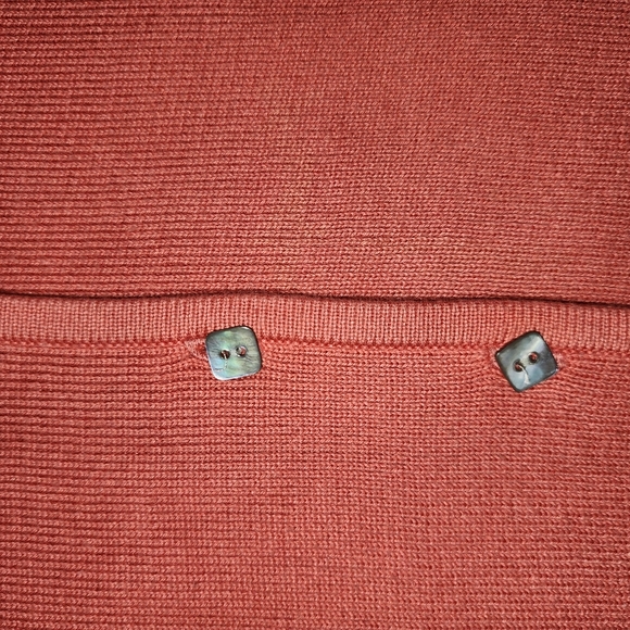 Nomadic Traders Women's Cardigan Button-Up Sweater Burnt Orange Size Large - Picture 6 of 8